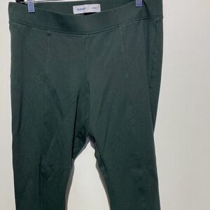 Old Navy Women's Dark Green Stevie Skinny Ponte Knit Leggings Large